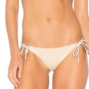Tavik Swim Ricco Bottom Glossy Pique Gold NWT Large